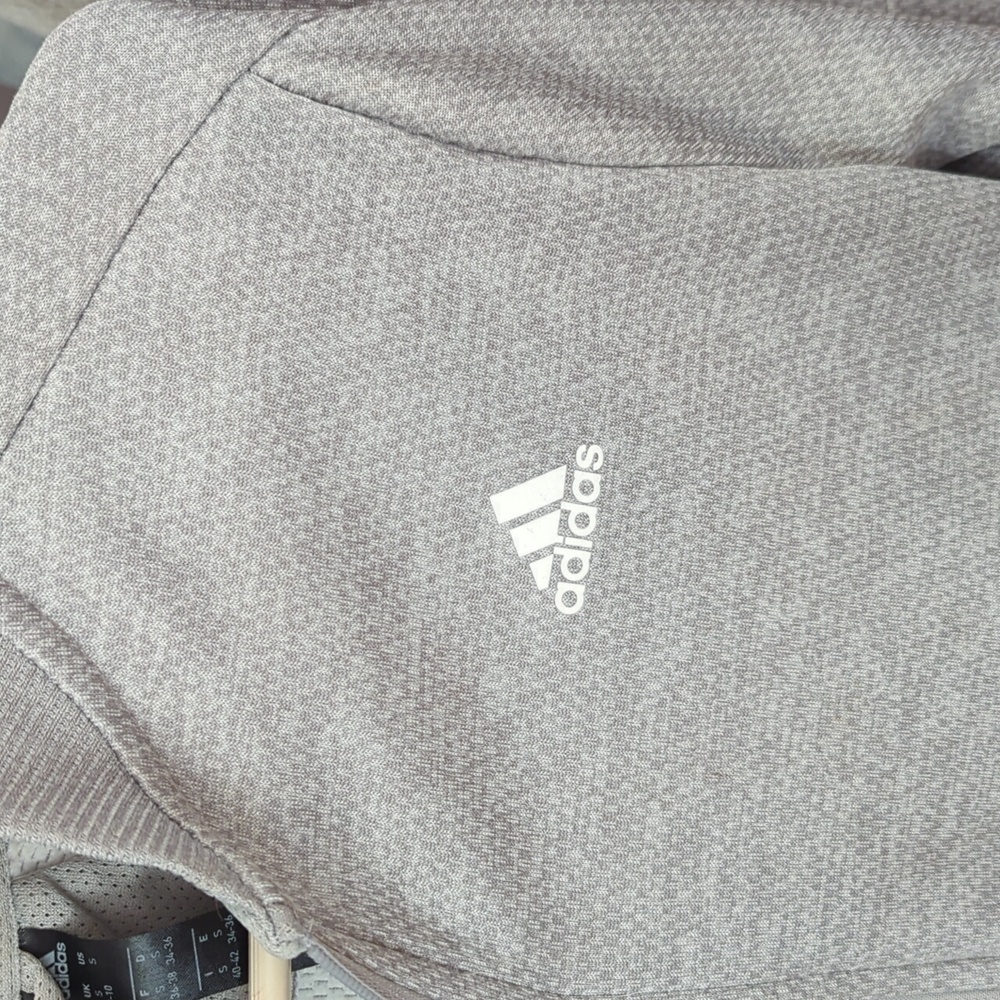 Adidas Light Gray Athletic Jacket - image 2
